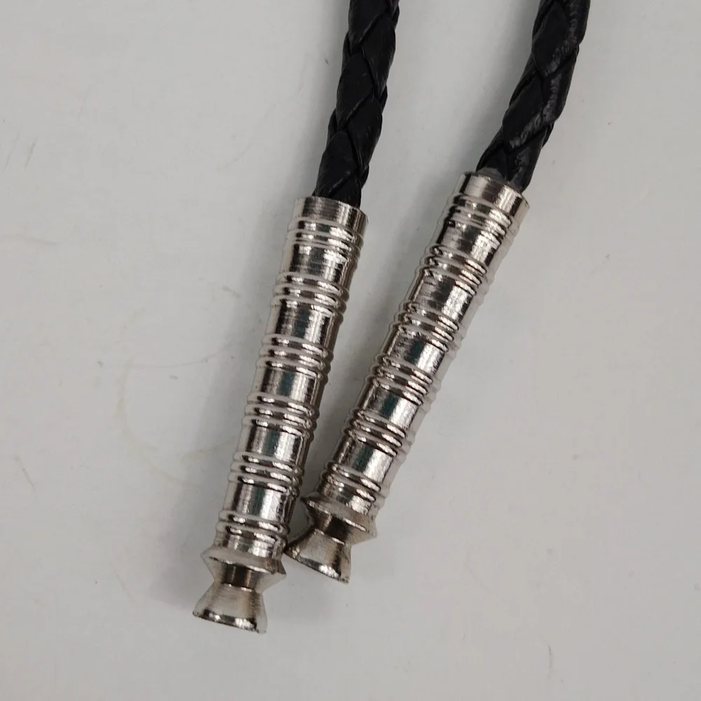 Vintage Bird Bolo Tie With Stone Chip Inlay